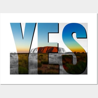 Vote YES to Indigenous Voice To Parliament Australia Posters and Art